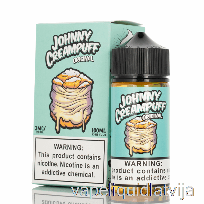 Oriģināls - Johnny Creampuff - 100ml 0mg Vape šķidrums